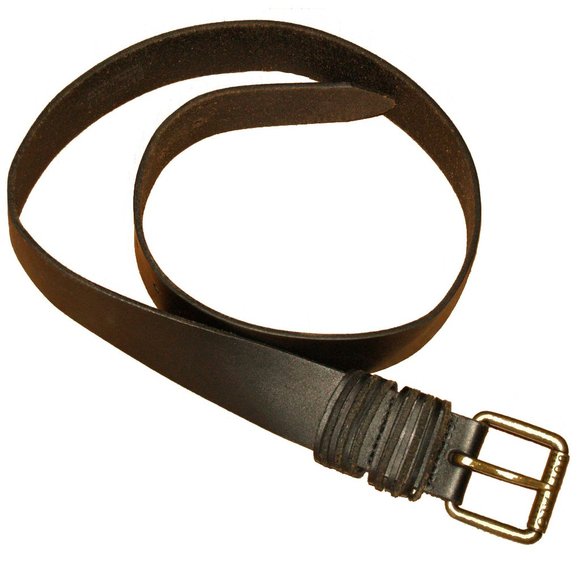 Vintage BUFFALO DAVID BITTON Black Leather Belt, Size M, CA17311 - Picture 2 of 9